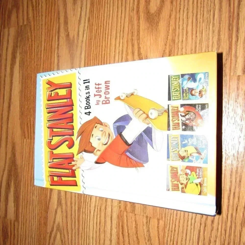 Jeff Brown FLAT STANLEY (4 books in 1)~Hardcover